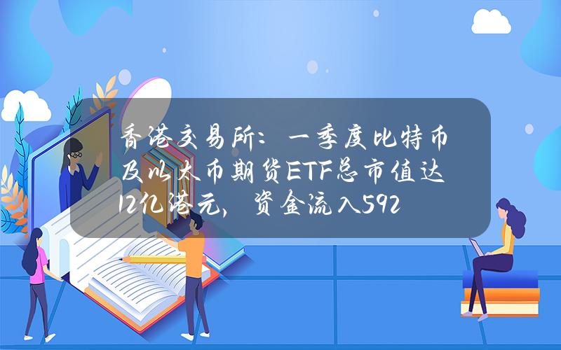 香港交易所：一季度比特币及以太币期货ETF总市值达12亿港元，资金流入5.92亿港元